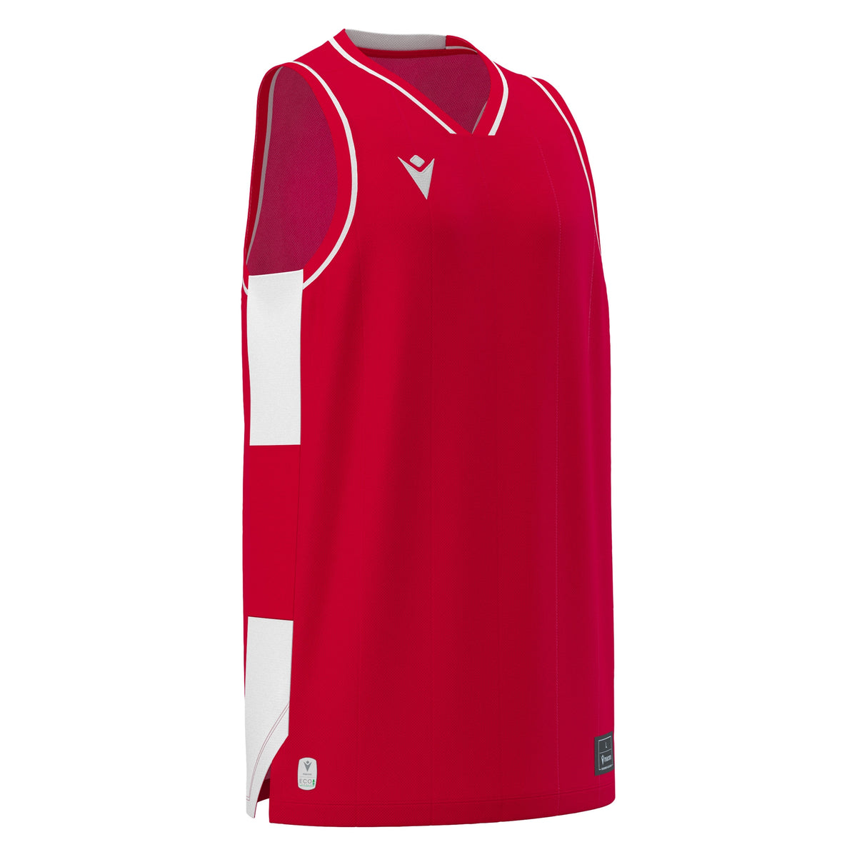 Macron Carbon Eco Basketball Shirt - Red