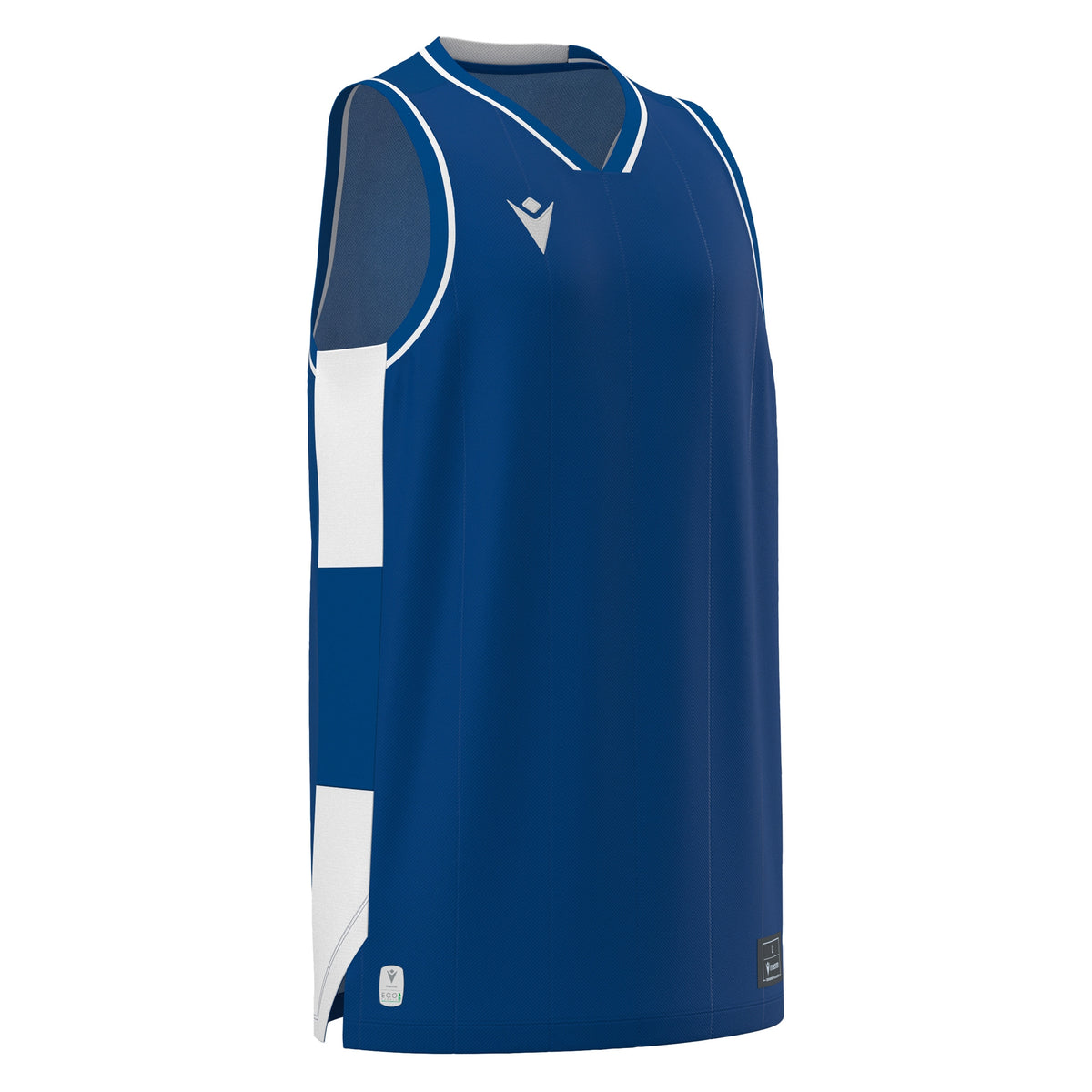 Macron Carbon Eco Basketball Shirt - Royal Blue