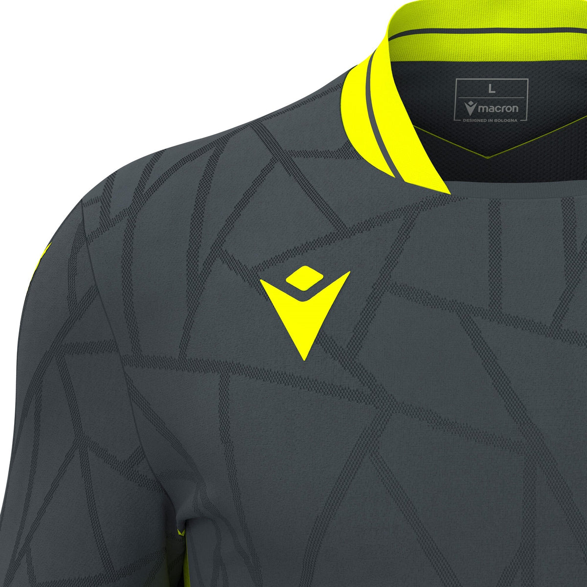 Macron Cerberus Eco Shirt - Anthracite/Neon Yellow