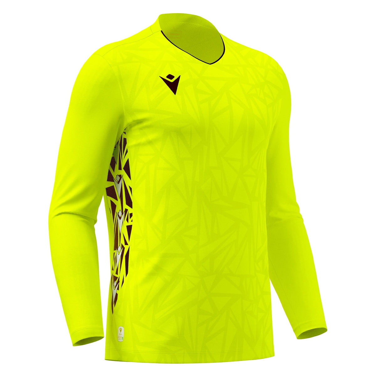 Macron Corvus Eco Goalkeeper Shirt - Neon Yellow/Black