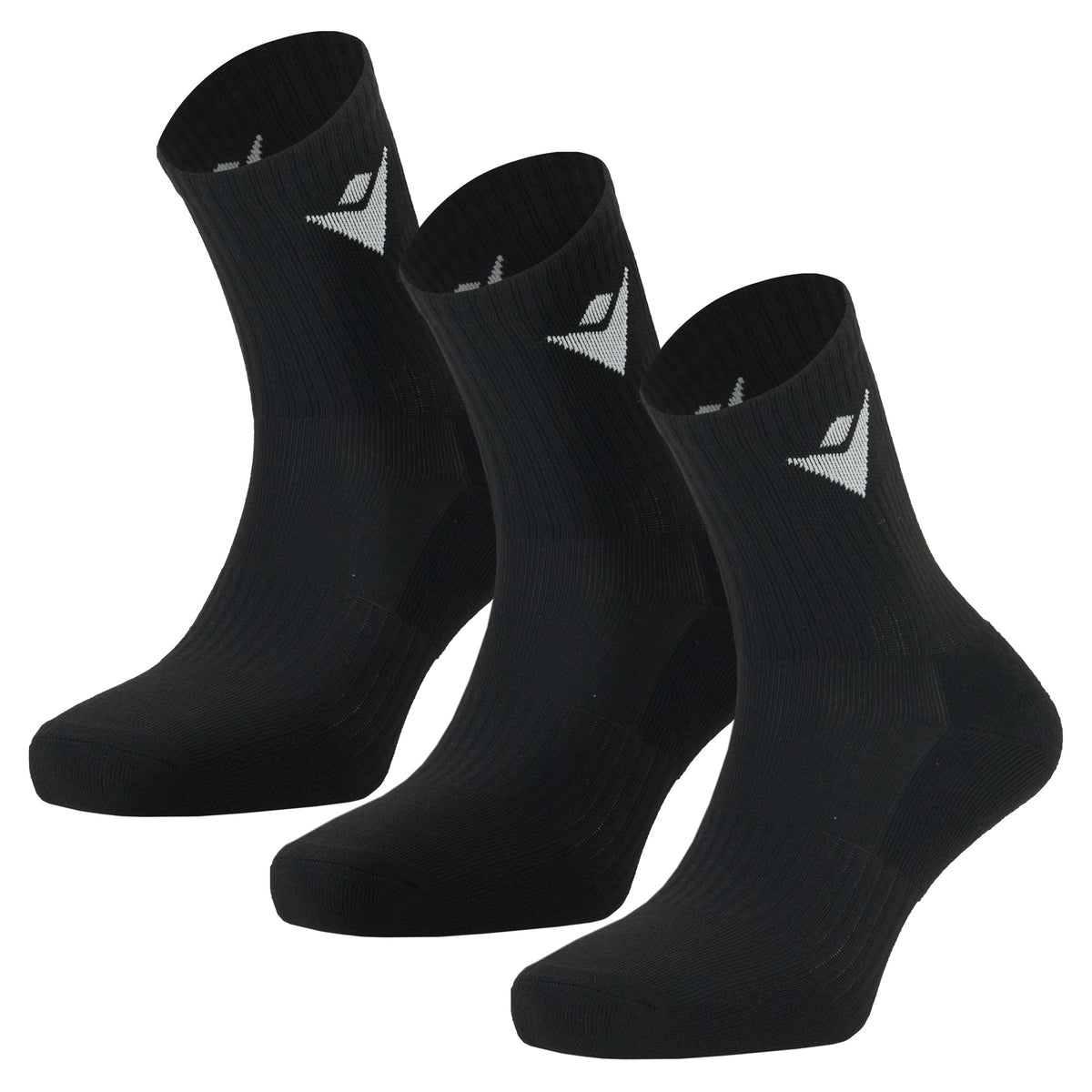 Macron Daily Quarter Socks 5 Packs of 3 Pairs - Black