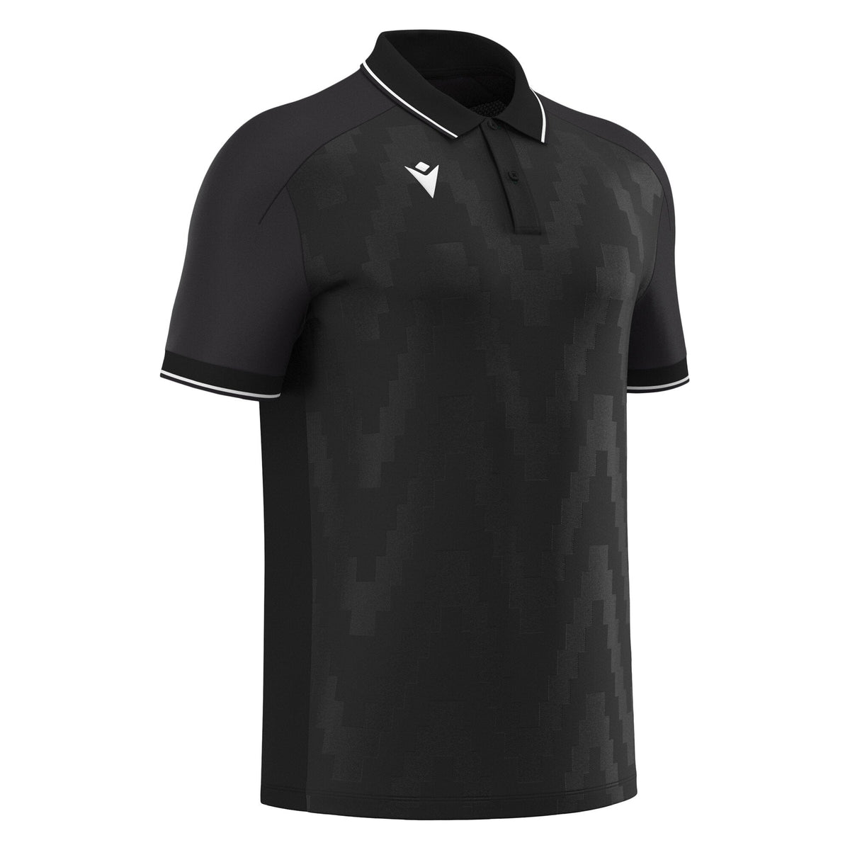 Macron Echoes Polo - Black/White - main
