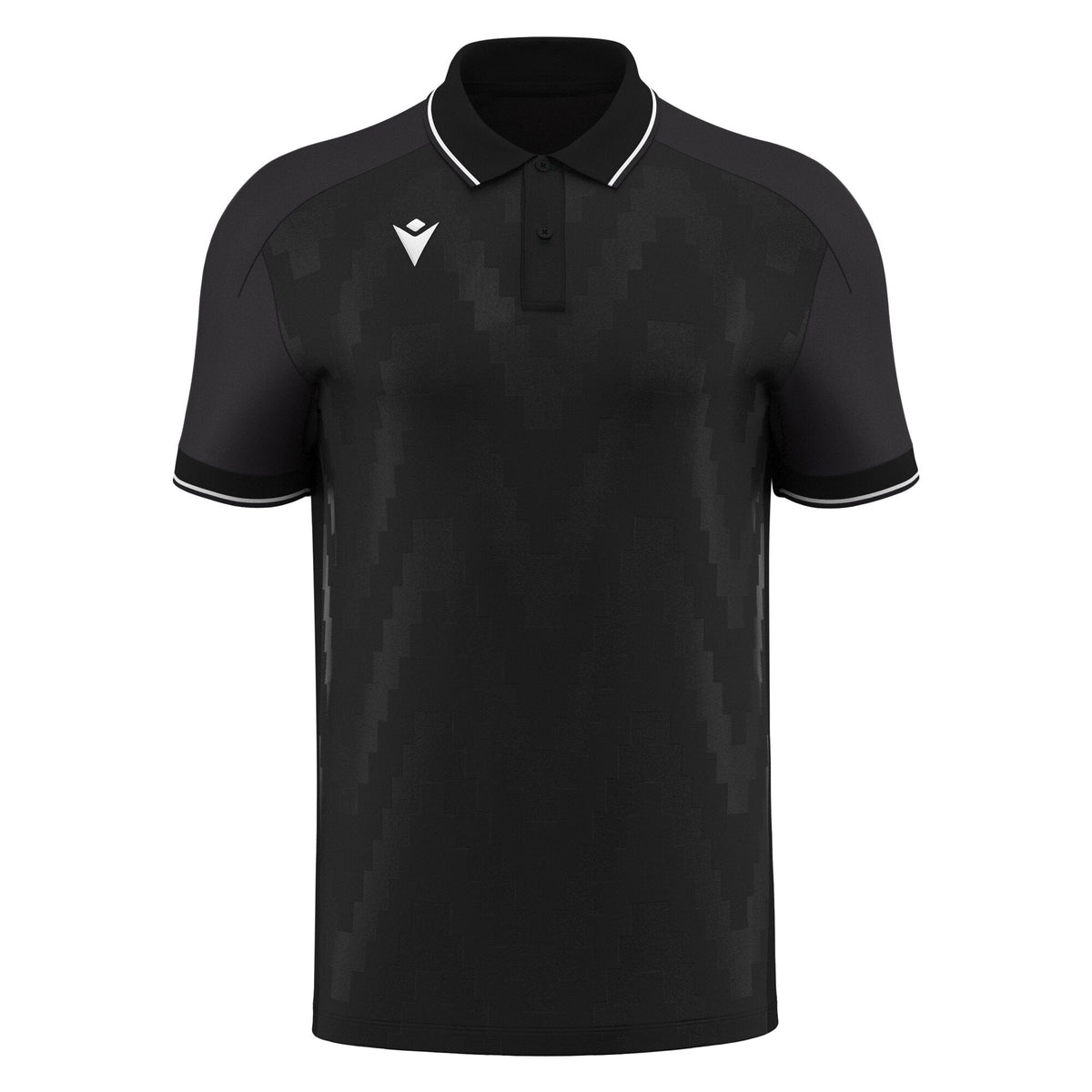 Macron Echoes Polo - Black/White - view-10