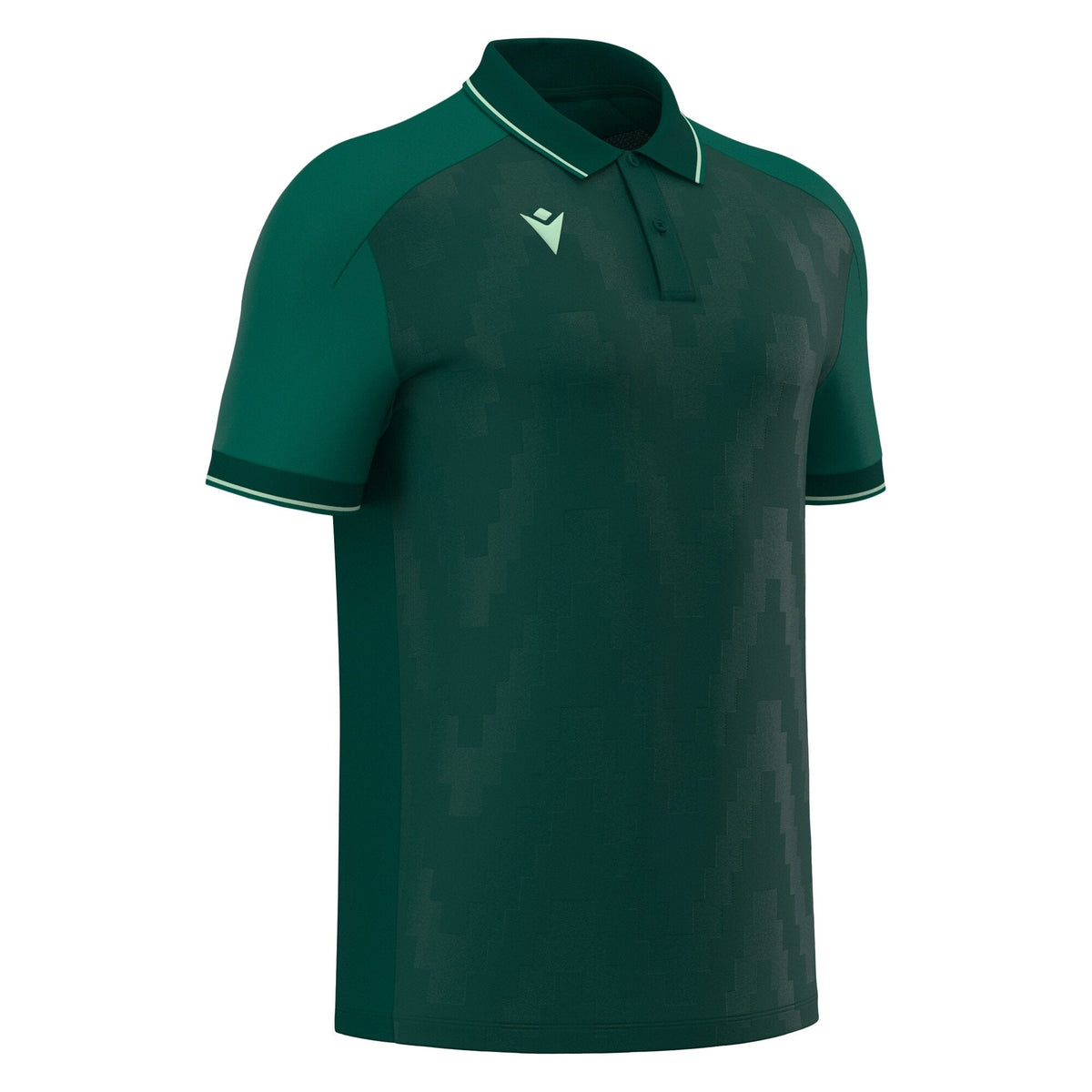 Macron Echoes Polo - Bottle Green/Mint - main