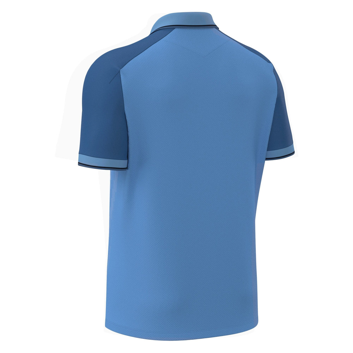 Macron Echoes Polo - Indigo Sky Blue/Navy - view-02