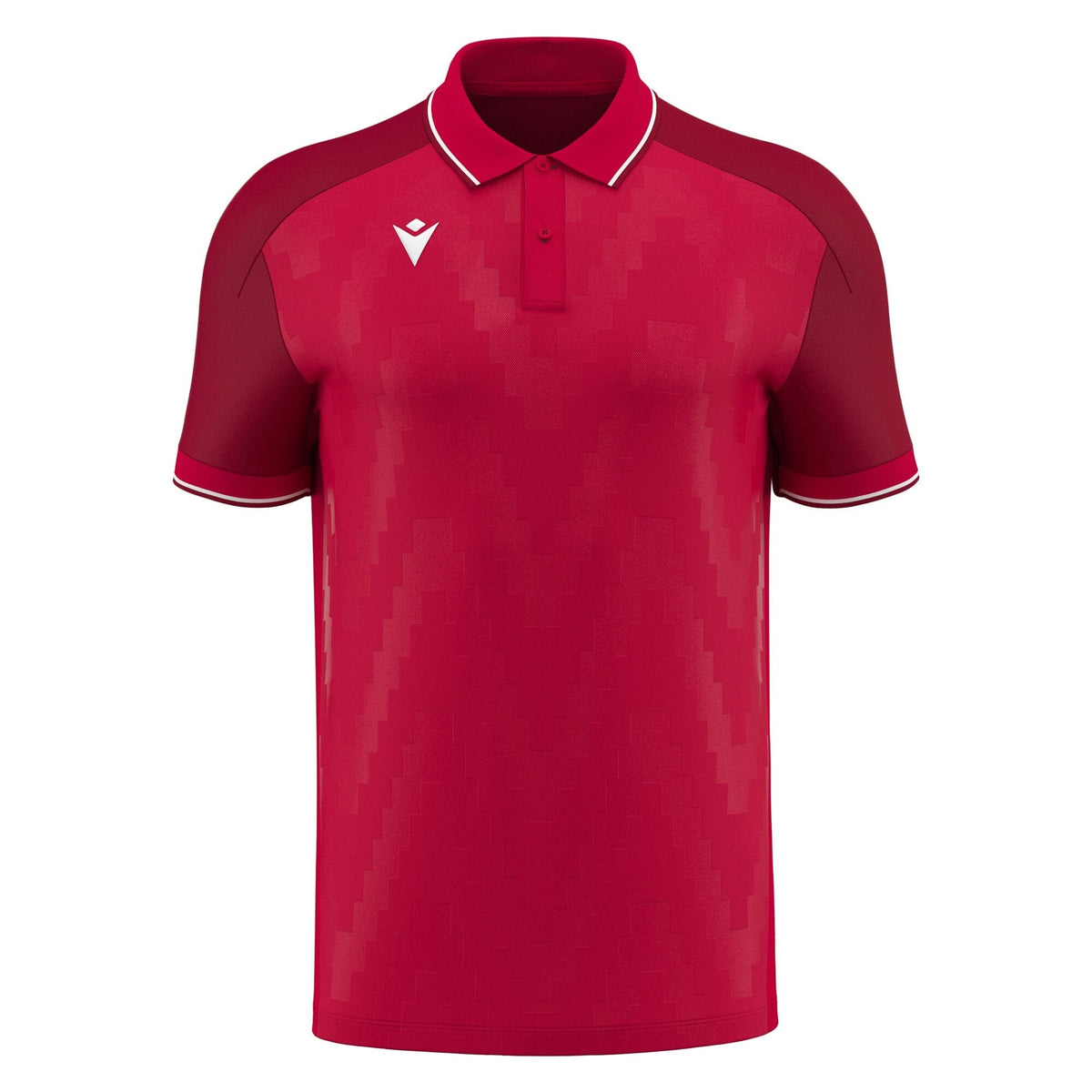 Macron Echoes Polo - Red/White - view-10