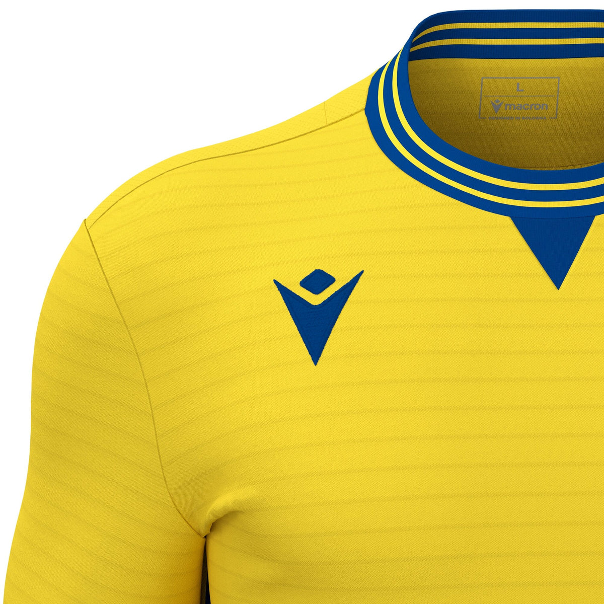 Macron Elves Shirt - Yellow/Royal Blue