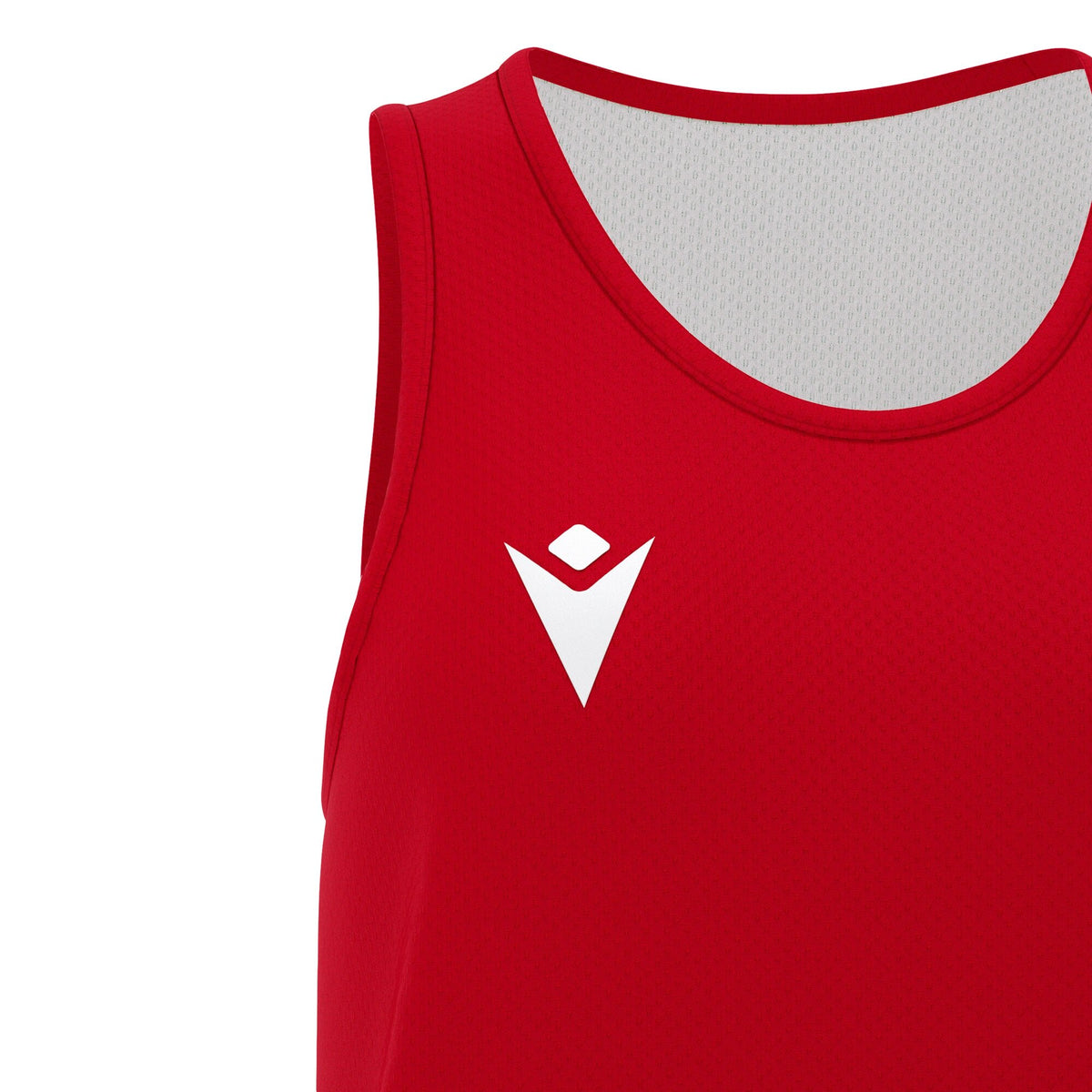 Macron F500 Reversible Basketball Shirt - Red/White