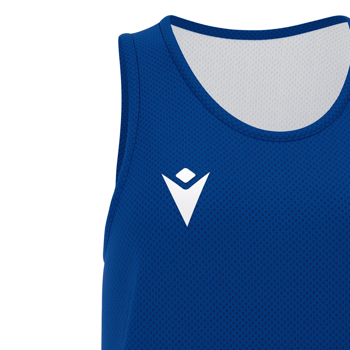 Macron F500 Reversible Basketball Shirt - Royal Blue/White