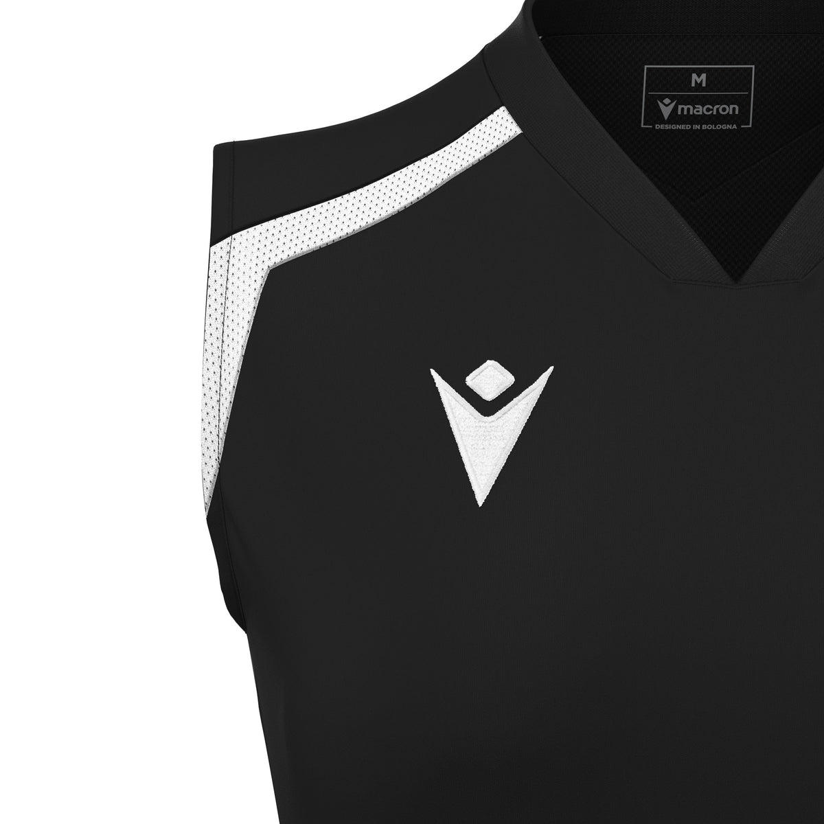 Macron Frostmoor Sleeveless Shirt - Black/White