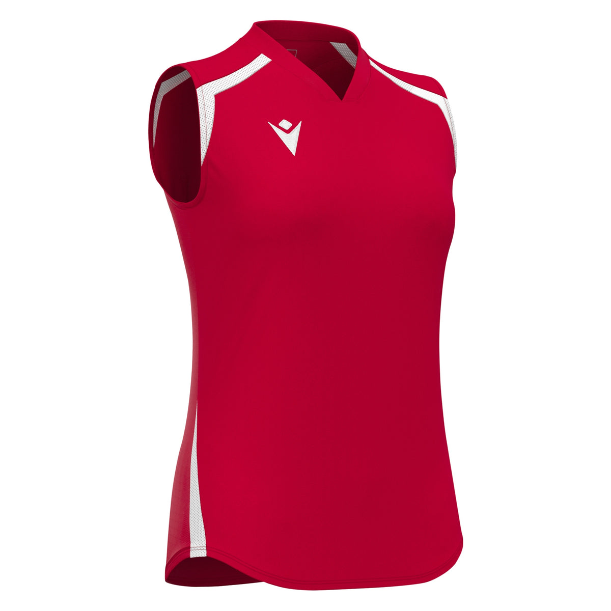 Macron Frostmoor Sleeveless Shirt - Red/White