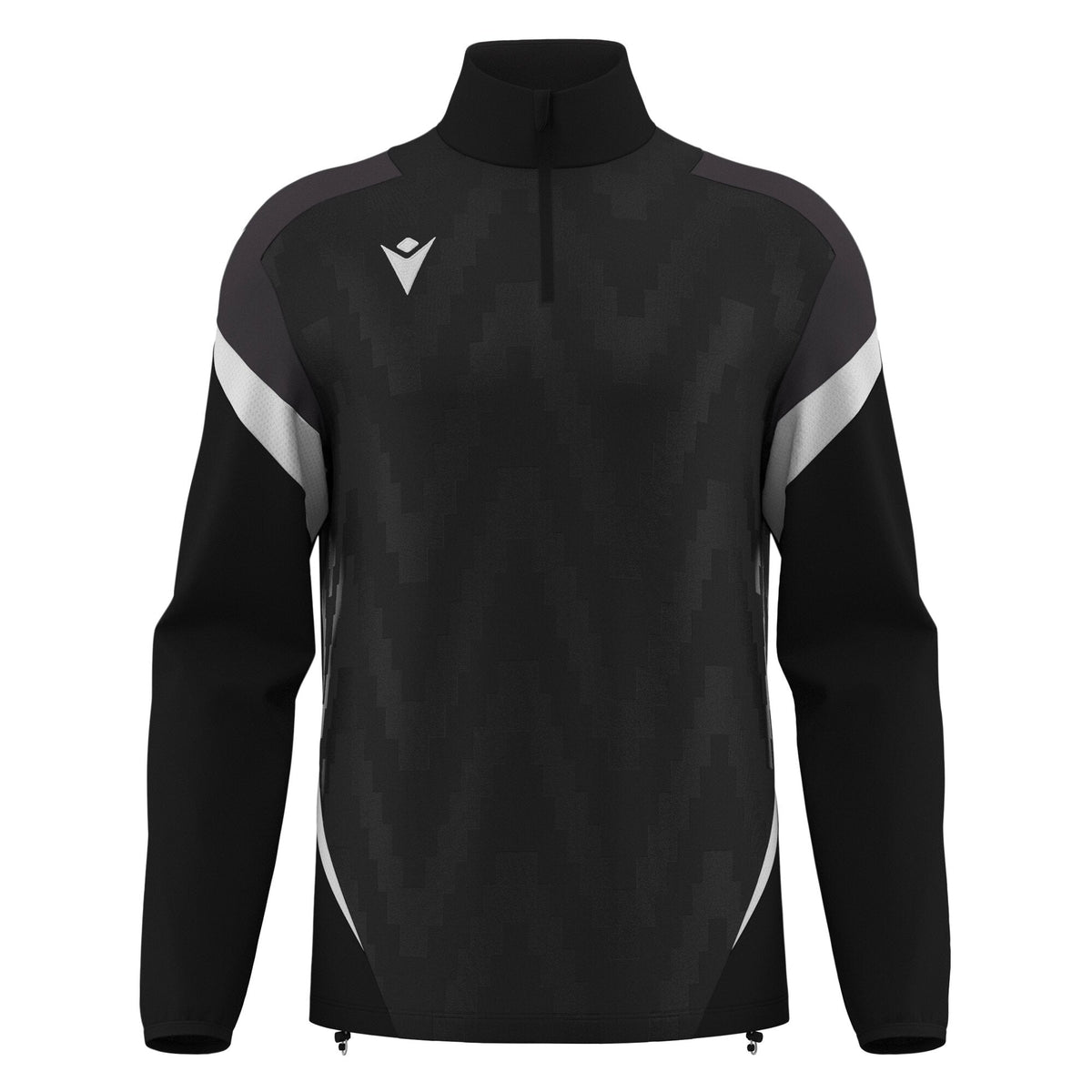 Macron Hollow 1/4 Zip Jersey - Black/White - view-10