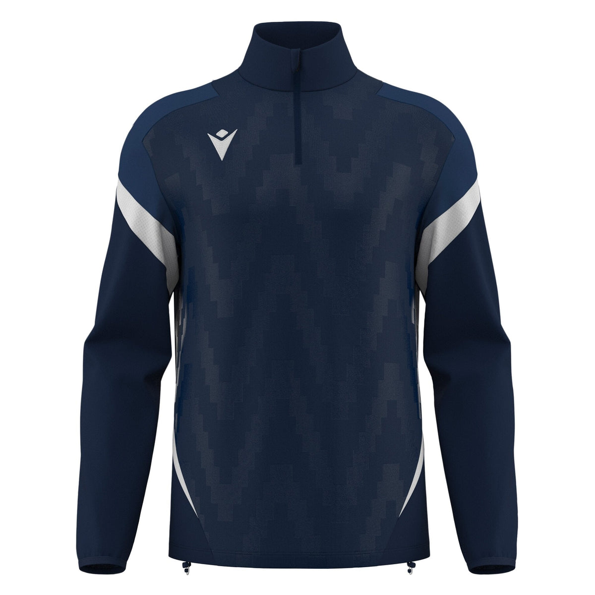 Macron Hollow 1/4 Zip Jersey - Navy/White - view-10