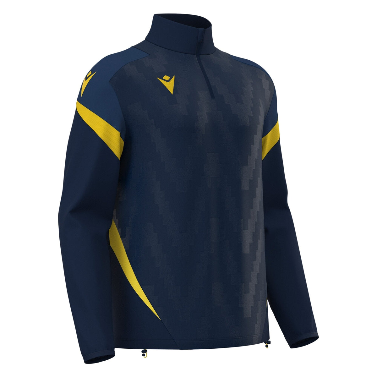 Macron Hollow 1/4 Zip Jersey - Navy/Yellow - main