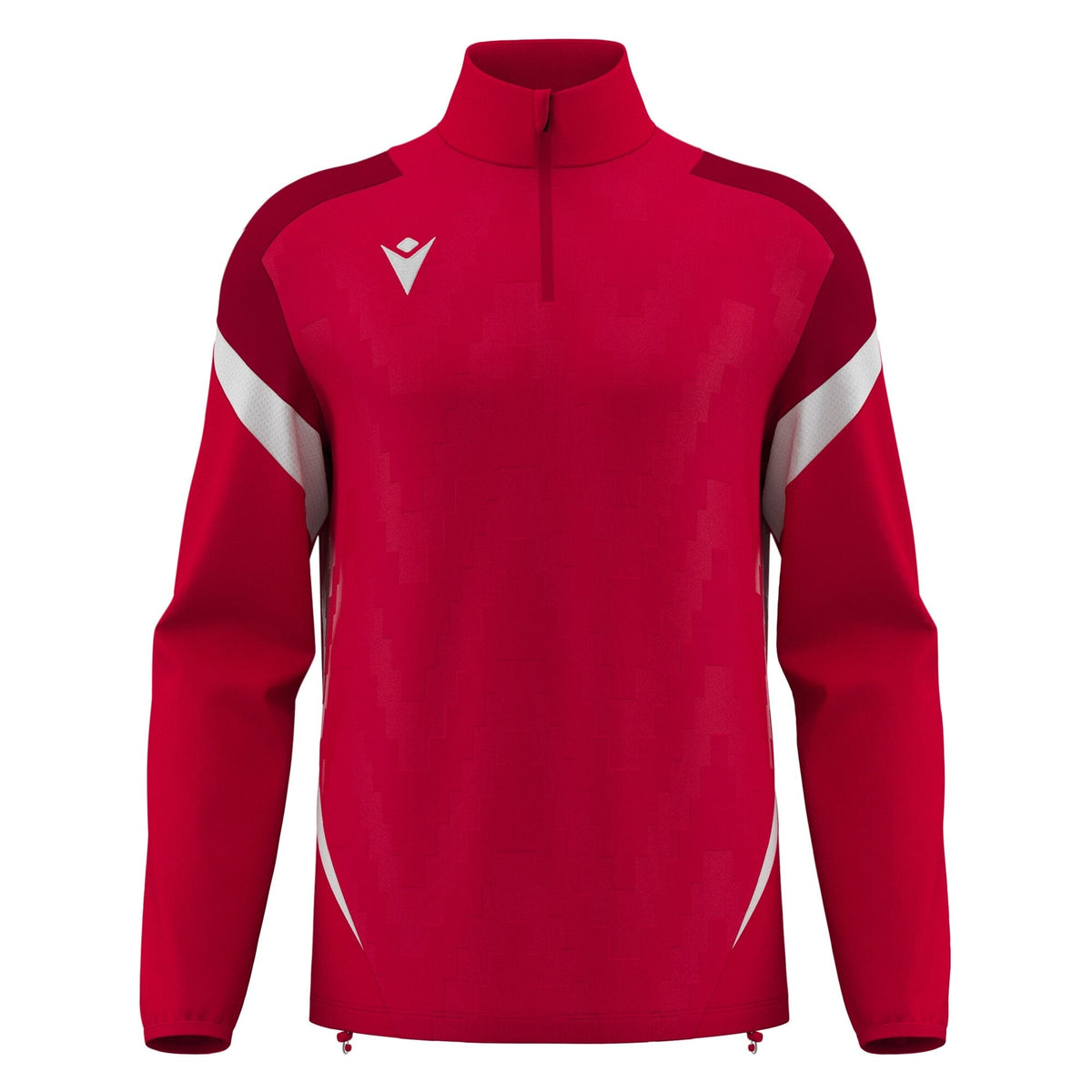 Macron Hollow 1/4 Zip Jersey - Red/White - view-10