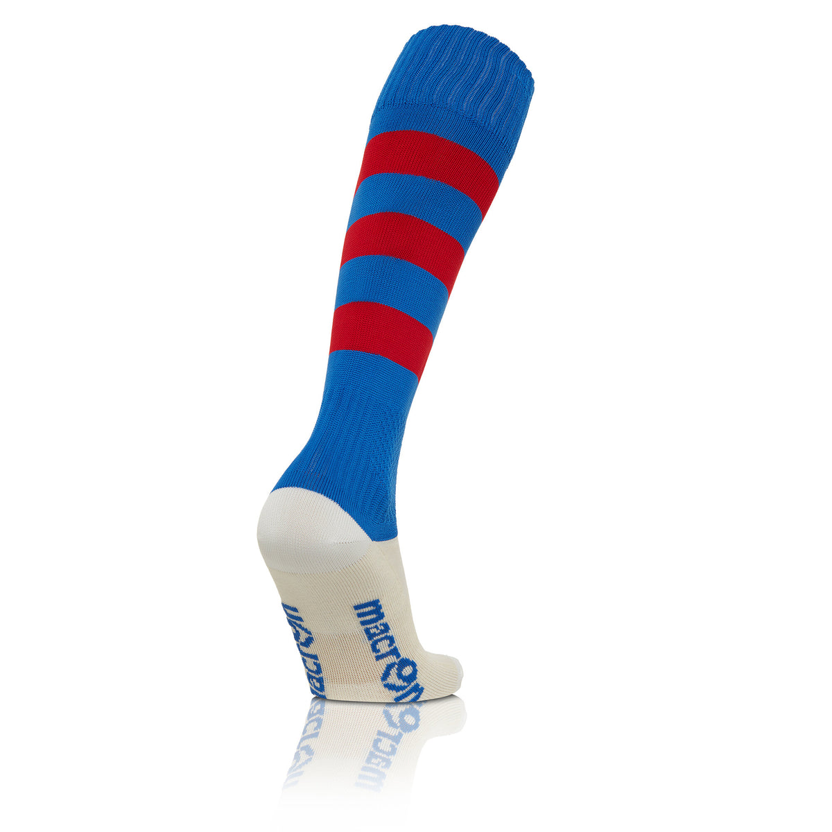 Macron Hoops Socks Pack of 5 - Royal Blue/Red