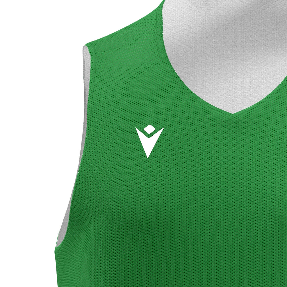 Macron Idaho Reversible Basketball Shirt - Green/White