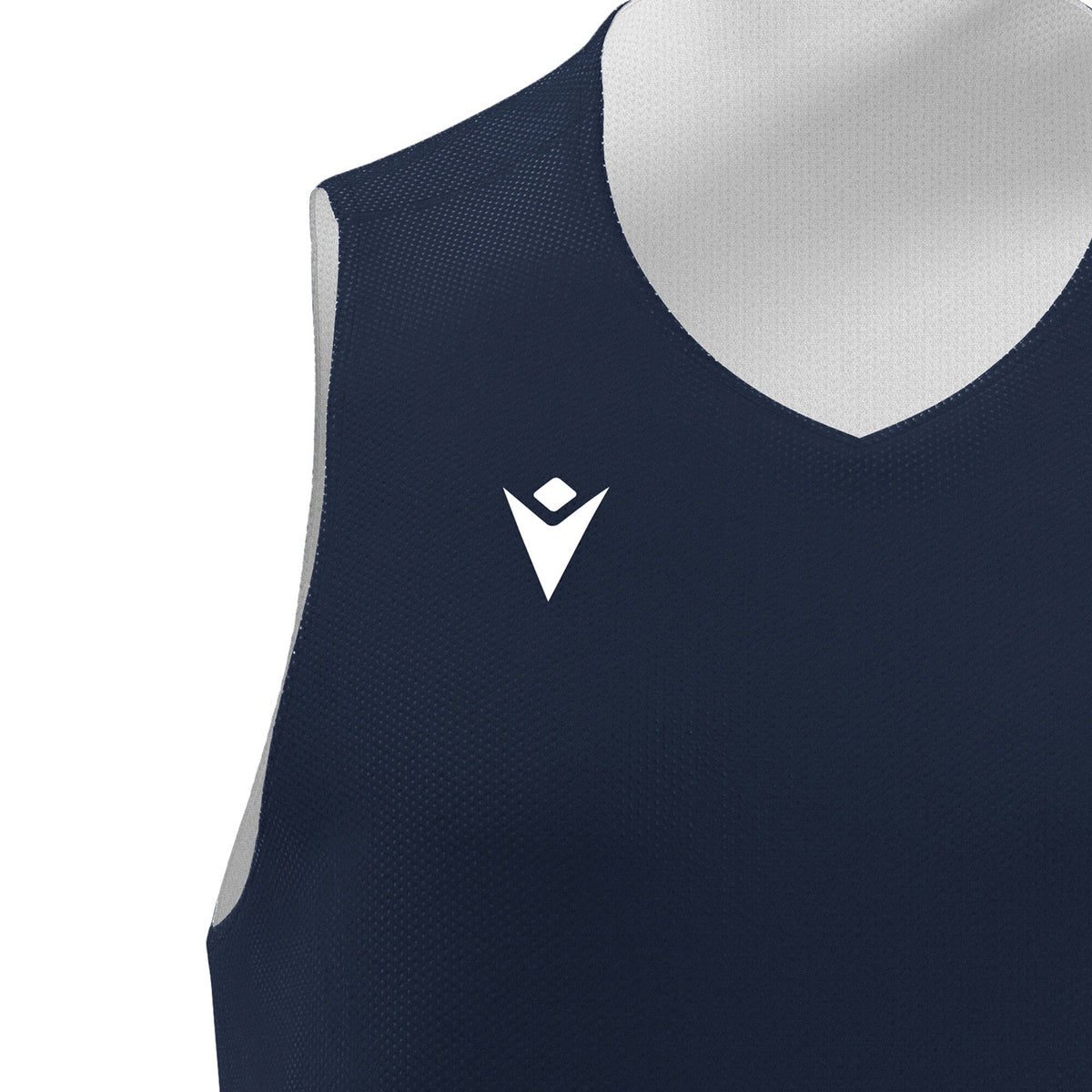 Macron Idaho Reversible Basketball Shirt - Navy/White
