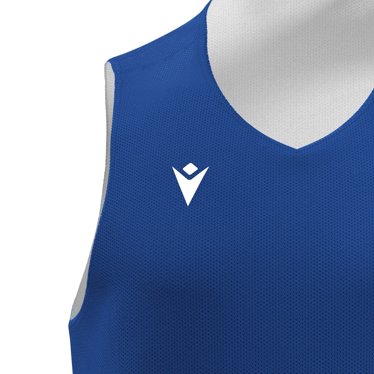 Macron Idaho Reversible Basketball Shirt - Royal Blue/White