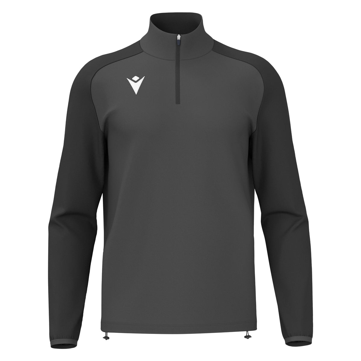 Macron Isen 1/4 Zip Training Top - Anthracite - view-10