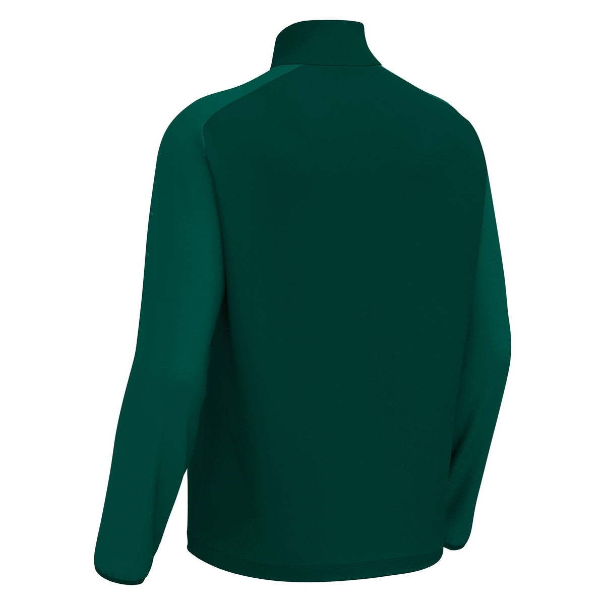 Macron Isen 1/4 Zip Training Top - Bottle Green/Gold - view-02