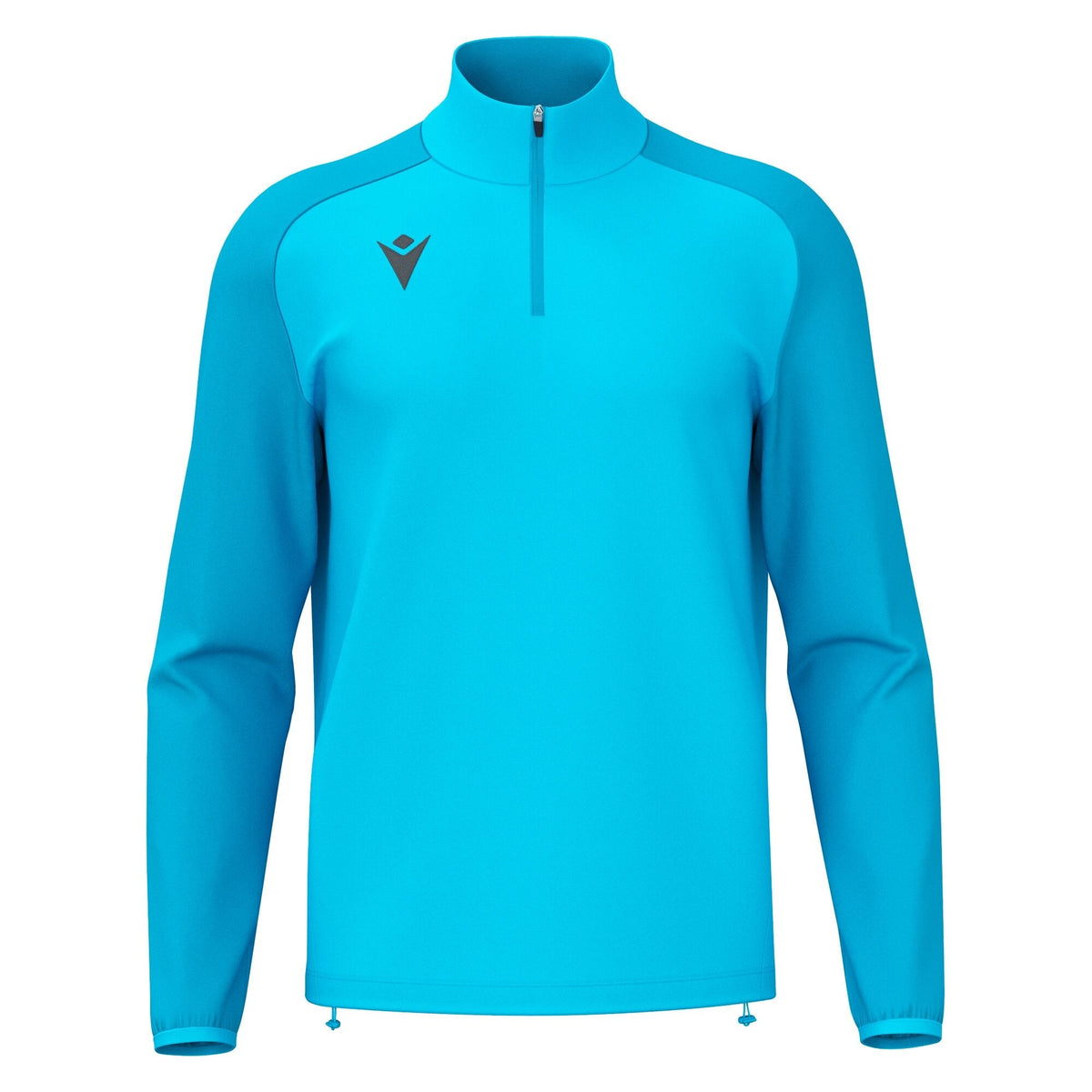 Macron Isen 1/4 Zip Training Top - Neon Sky - view-10
