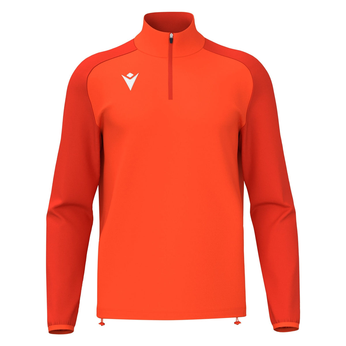 Macron Isen 1/4 Zip Training Top - Orange - view-10