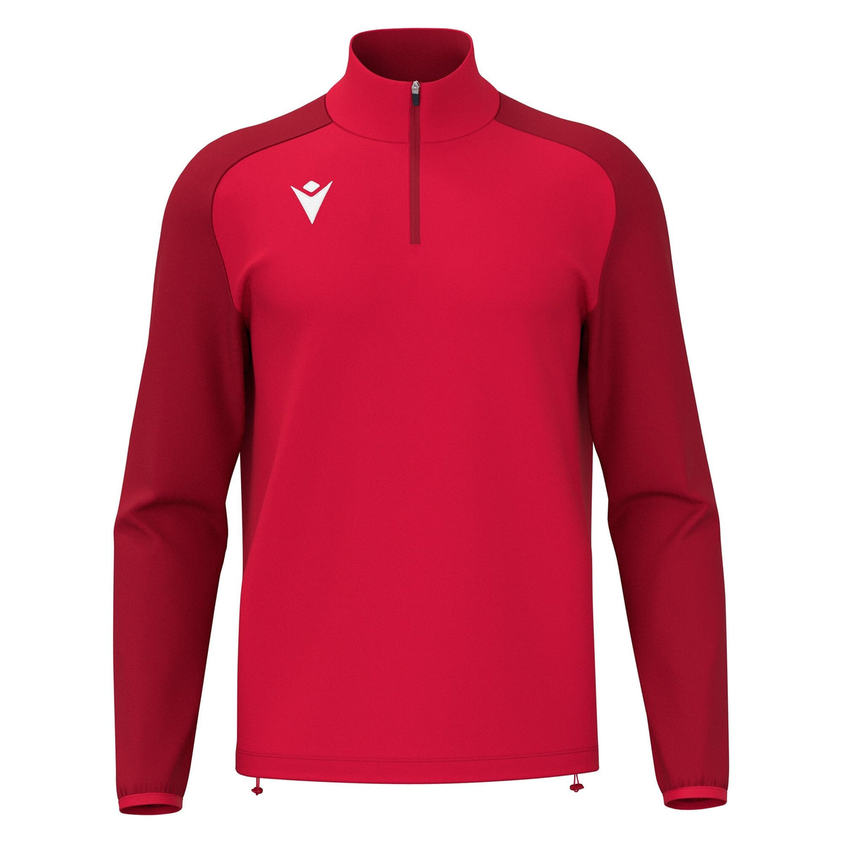 Macron Isen 1/4 Zip Training Top - Red - view-10
