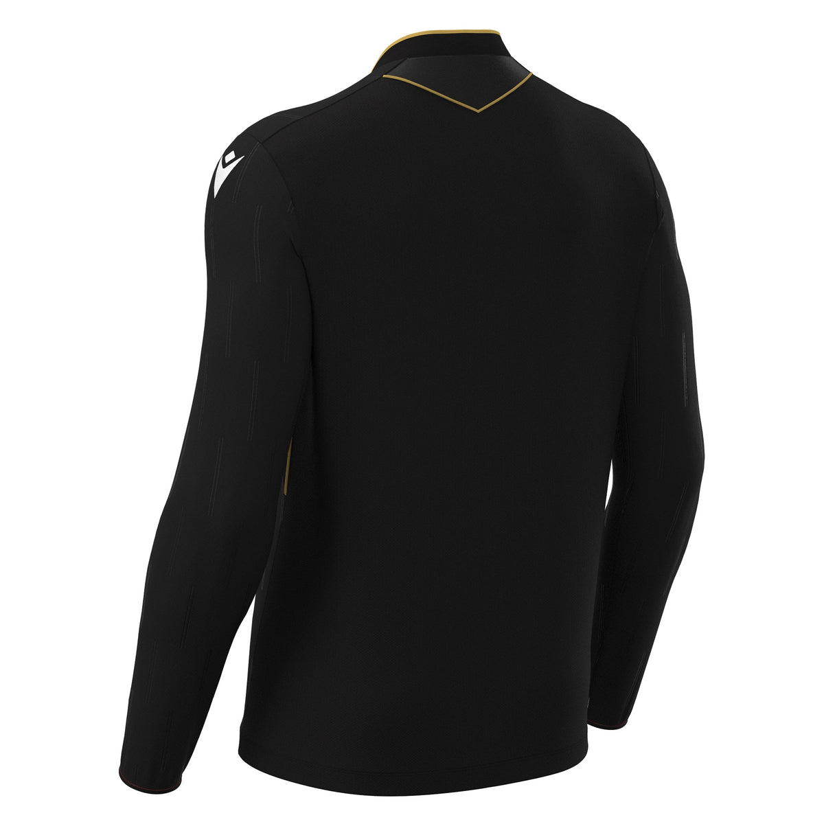 Macron Mendez Eco Referee Long Sleeve Shirt - Black/Gold