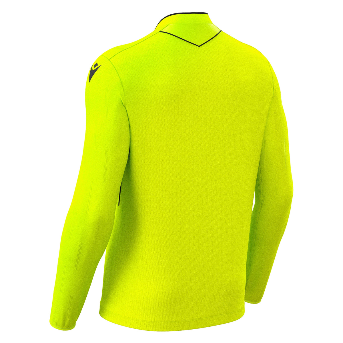Macron Mendez Eco Referee Long Sleeve Shirt - Neon Yellow/Black