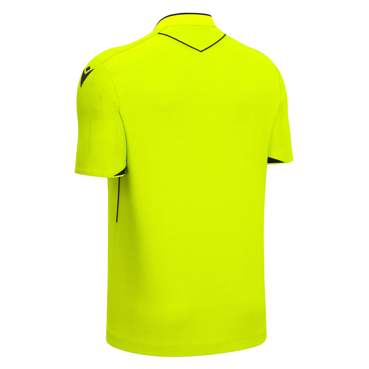 Macron Mendez Eco Referee Shirt - Neon Yellow/Black