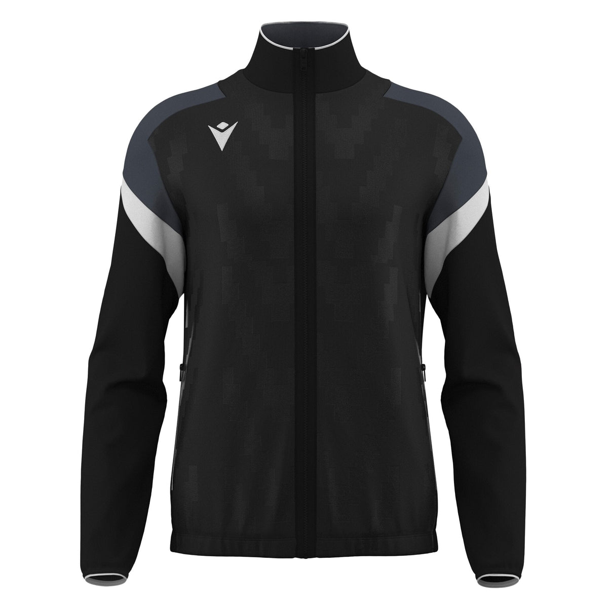 Macron Odin Full Zip Sweatshirt - Black/White - view-10
