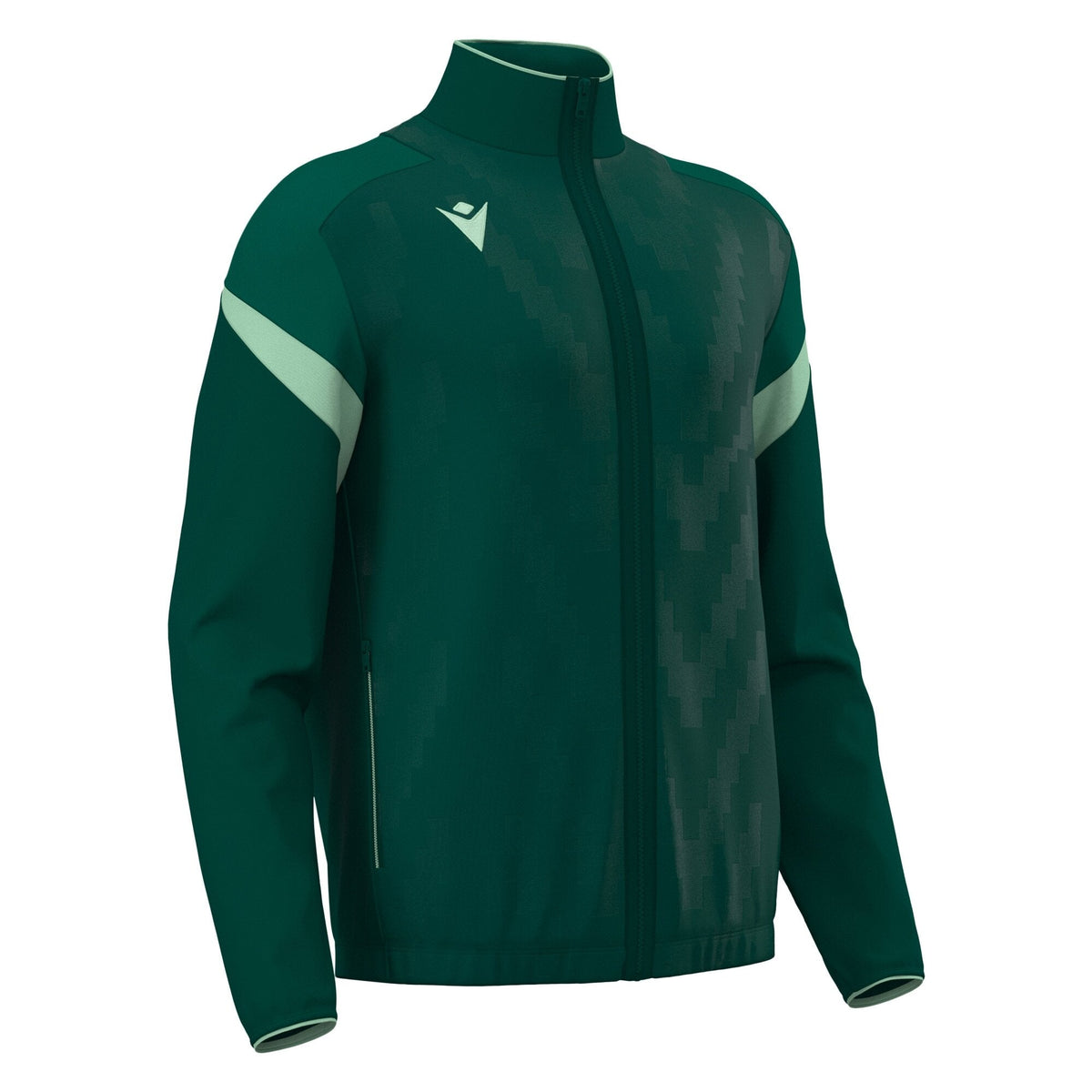Macron Odin Full Zip Sweatshirt - Bottle Green/Mint - main