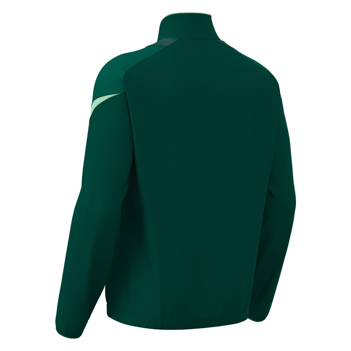Macron Odin Full Zip Sweatshirt - Bottle Green/Mint - view-02