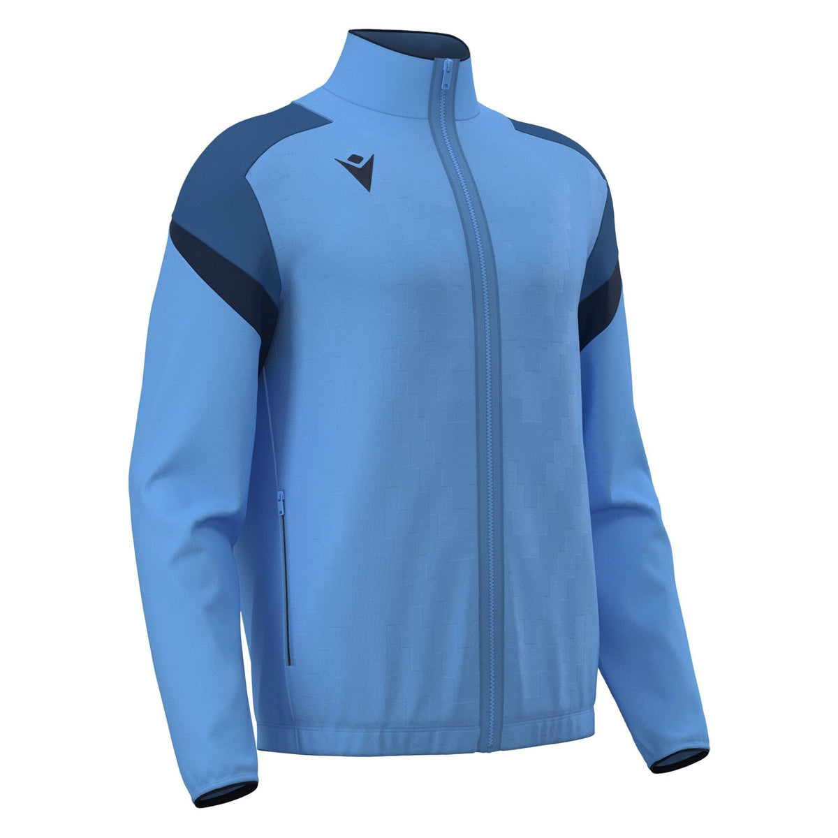 Macron Odin Full Zip Sweatshirt - Indigo Sky Blue/Navy - main