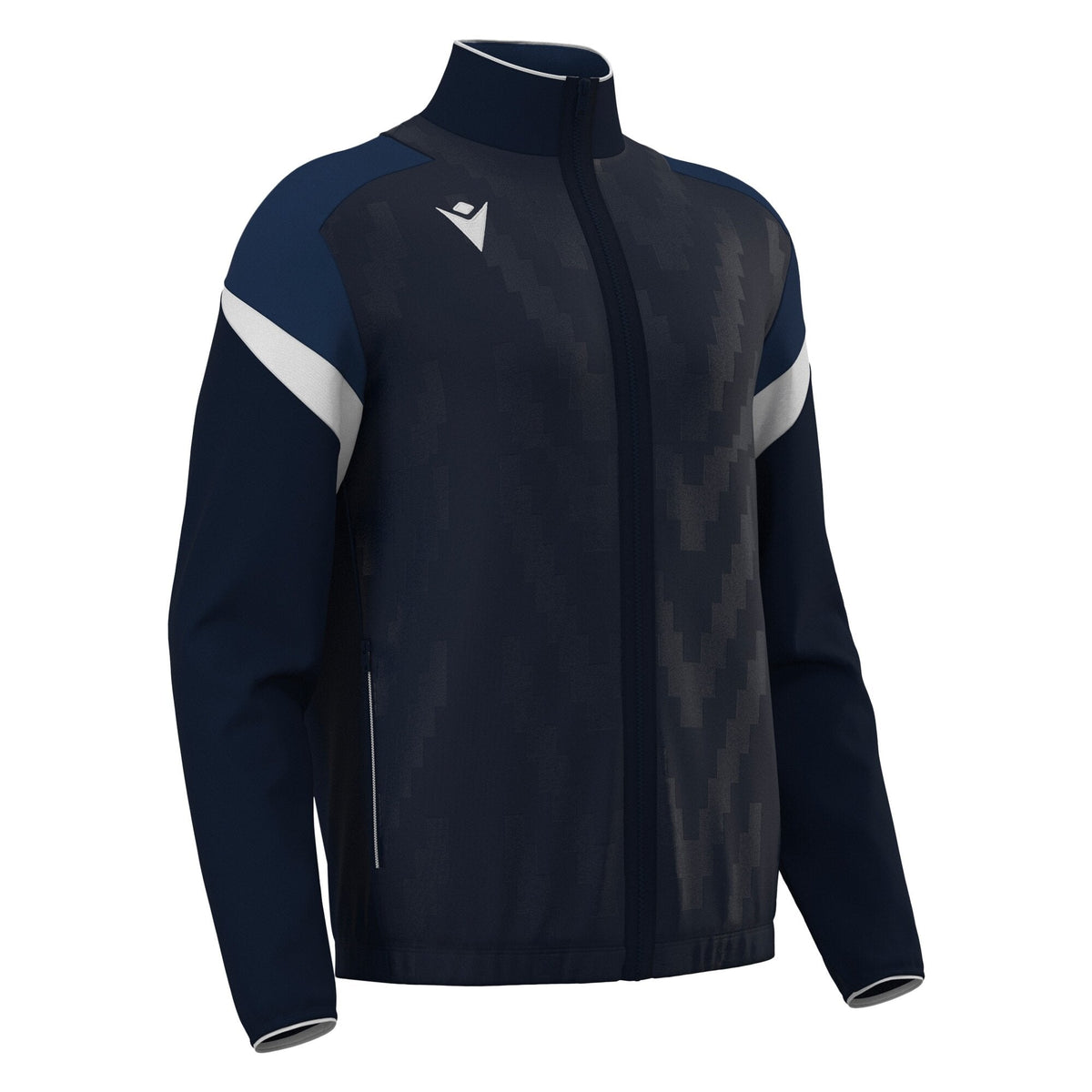 Macron Odin Full Zip Sweatshirt - Navy/White - main