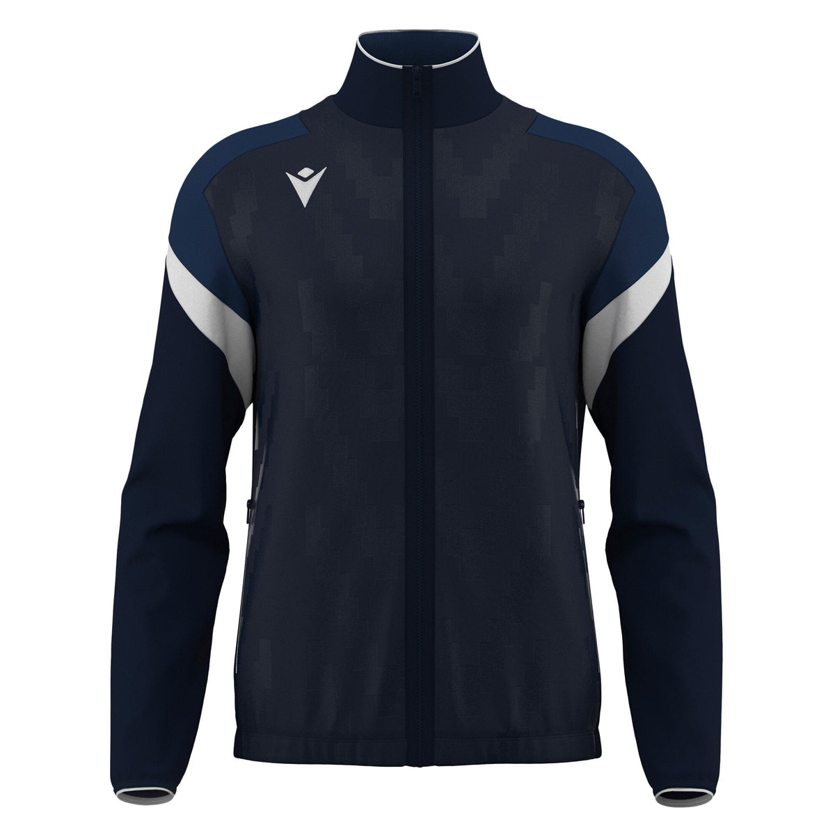Macron Odin Full Zip Sweatshirt - Navy/White - view-10