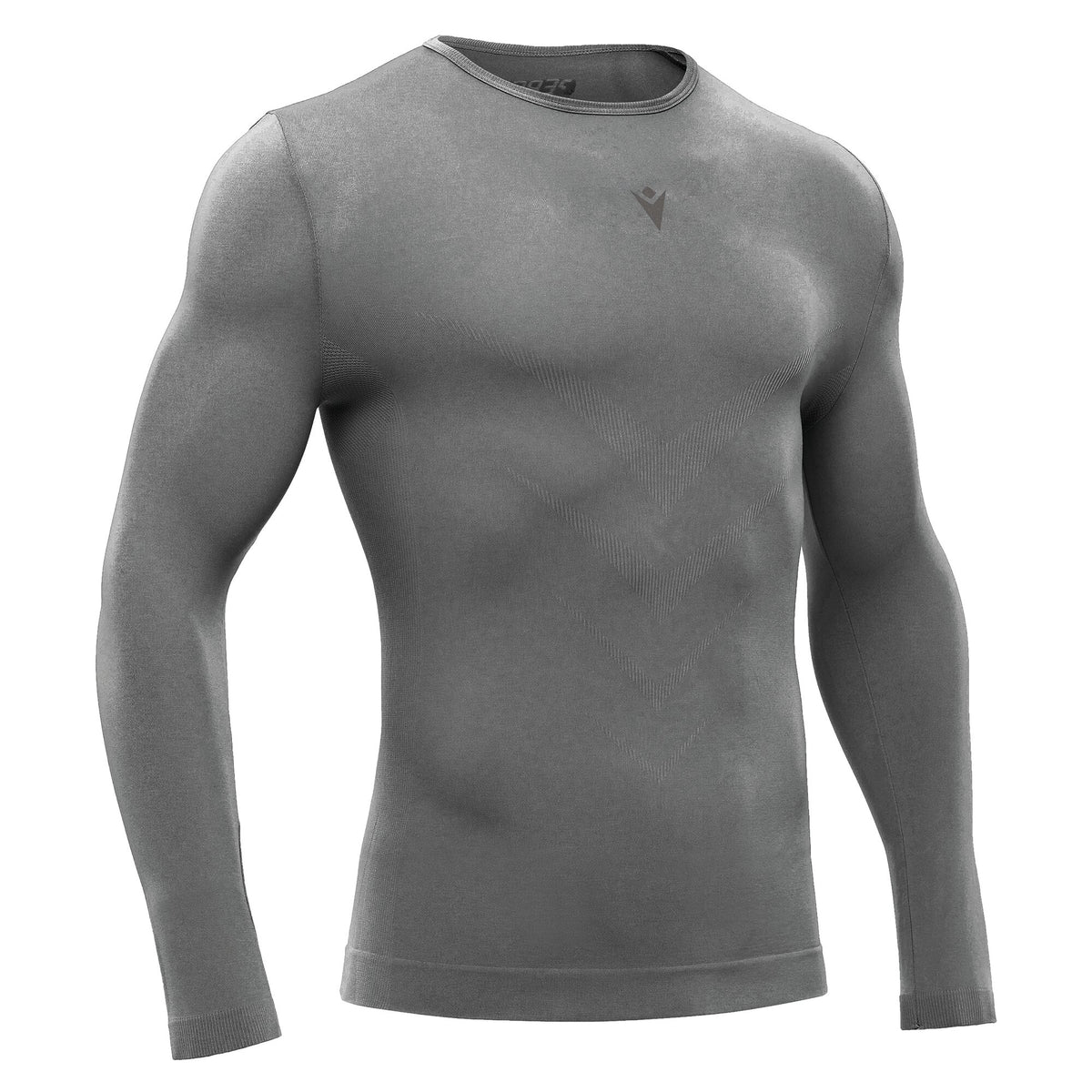 Macron Performance Long Sleeve Base Layer Top - Anthracite