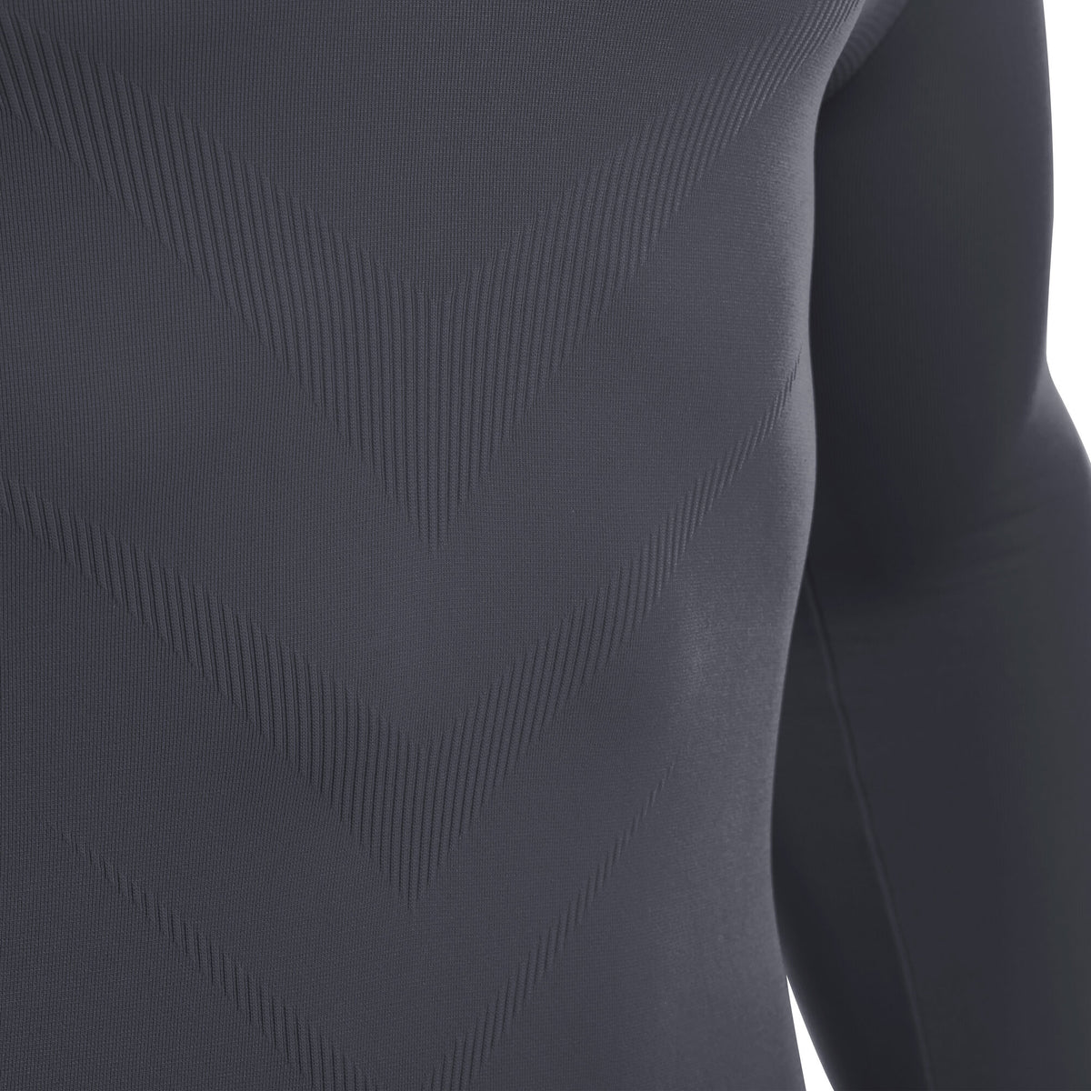 Macron Performance Long Sleeve Base Layer Top - Anthracite