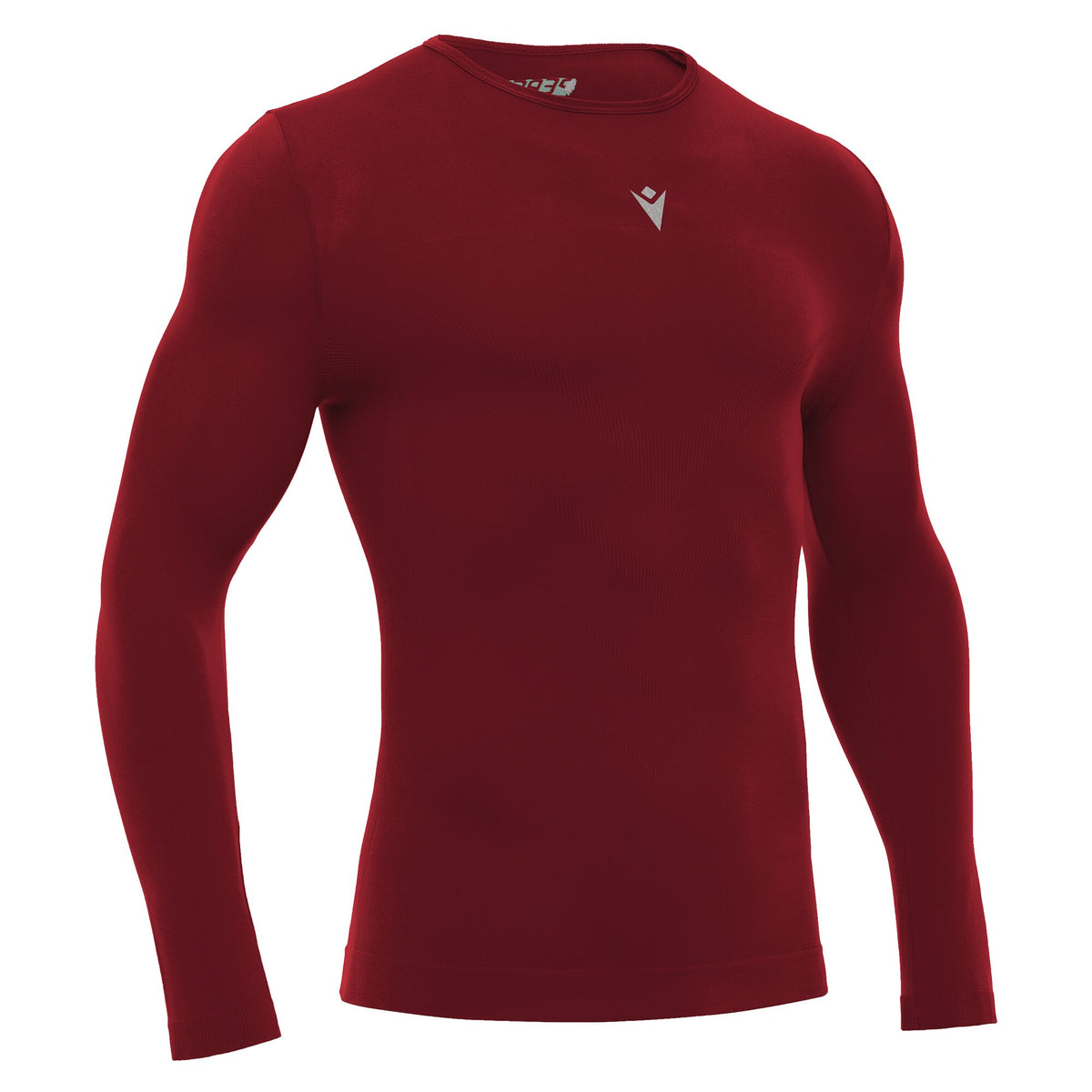 Macron Performance Long Sleeve Base Layer Top - Cardinal
