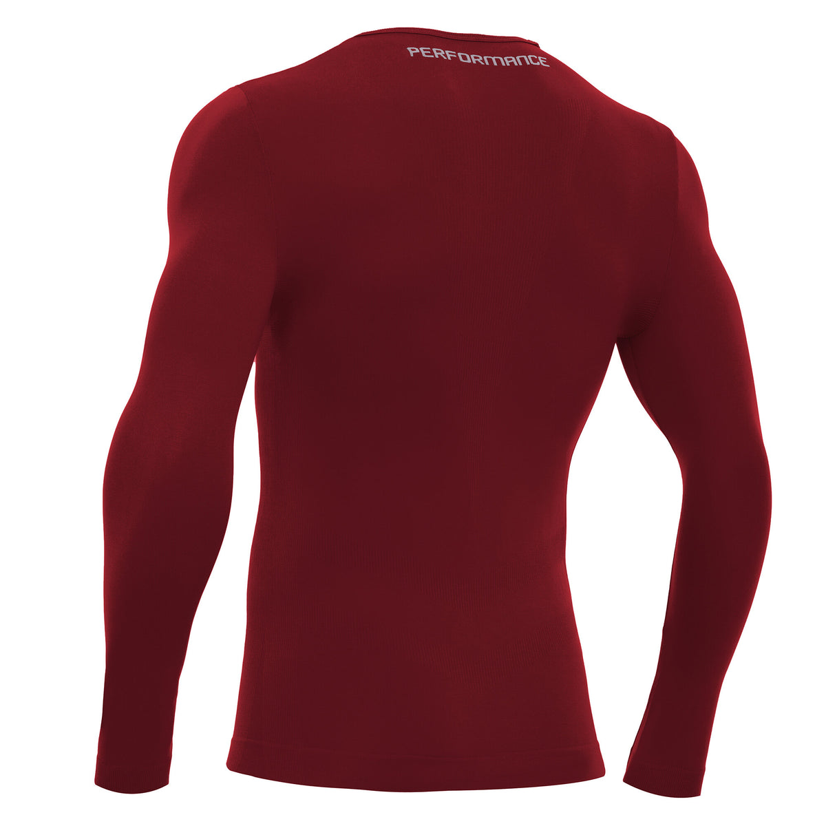 Macron Performance Long Sleeve Base Layer Top - Cardinal