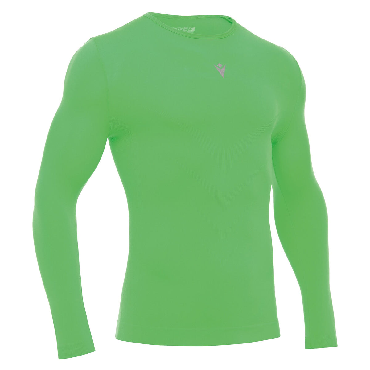 Macron Performance Long Sleeve Base Layer Top - Neon Green