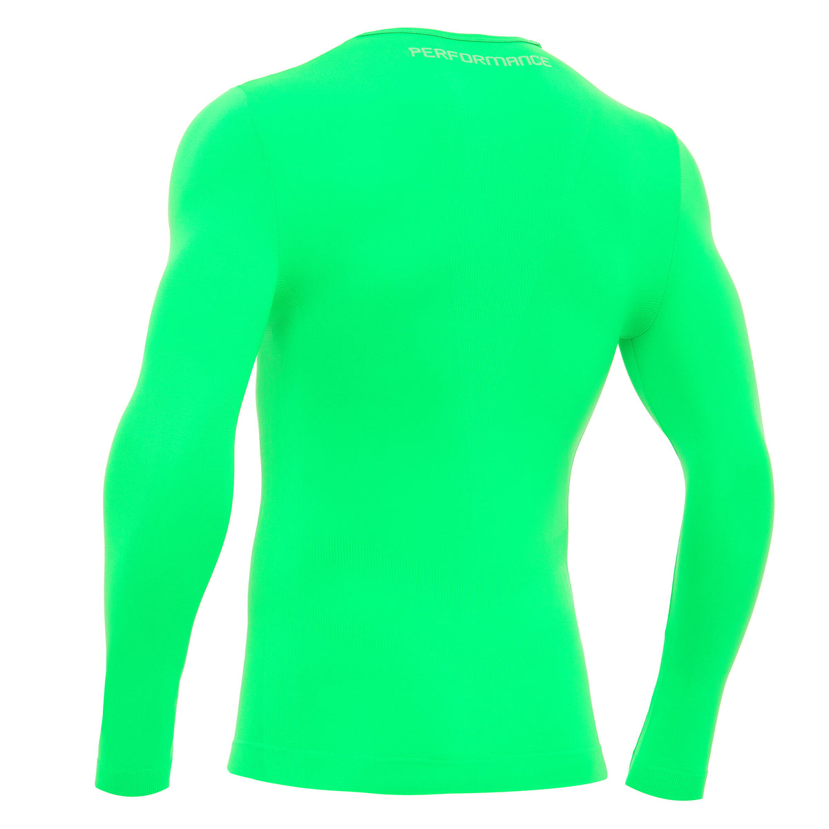 Macron Performance Long Sleeve Base Layer Top - Neon Green