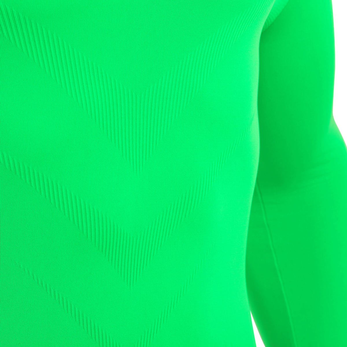 Macron Performance Long Sleeve Base Layer Top - Neon Green