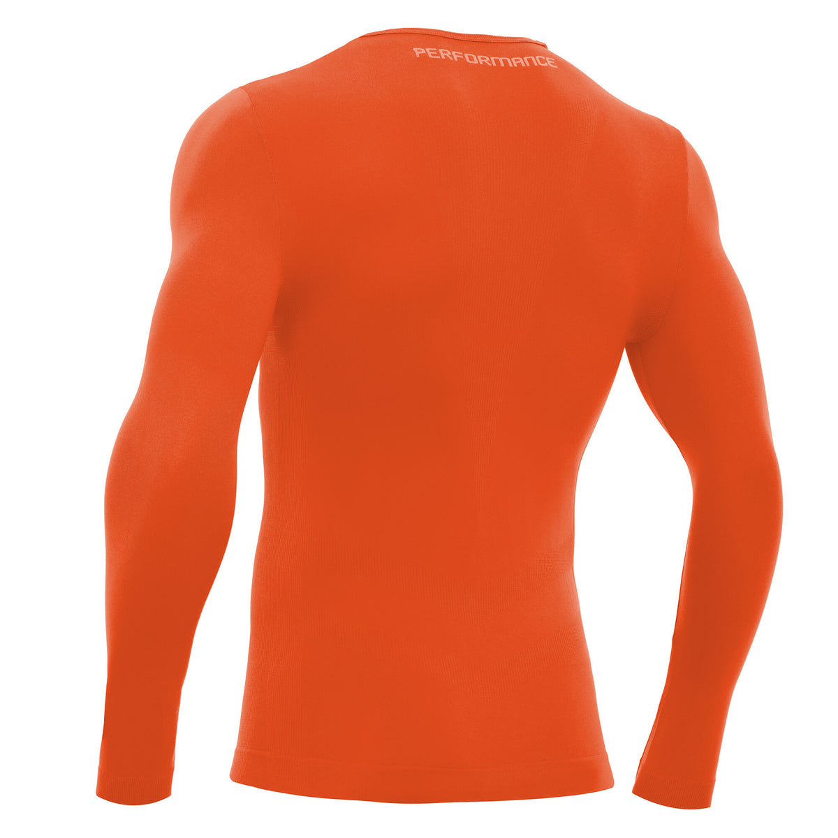 Macron Performance Long Sleeve Base Layer Top - Orange