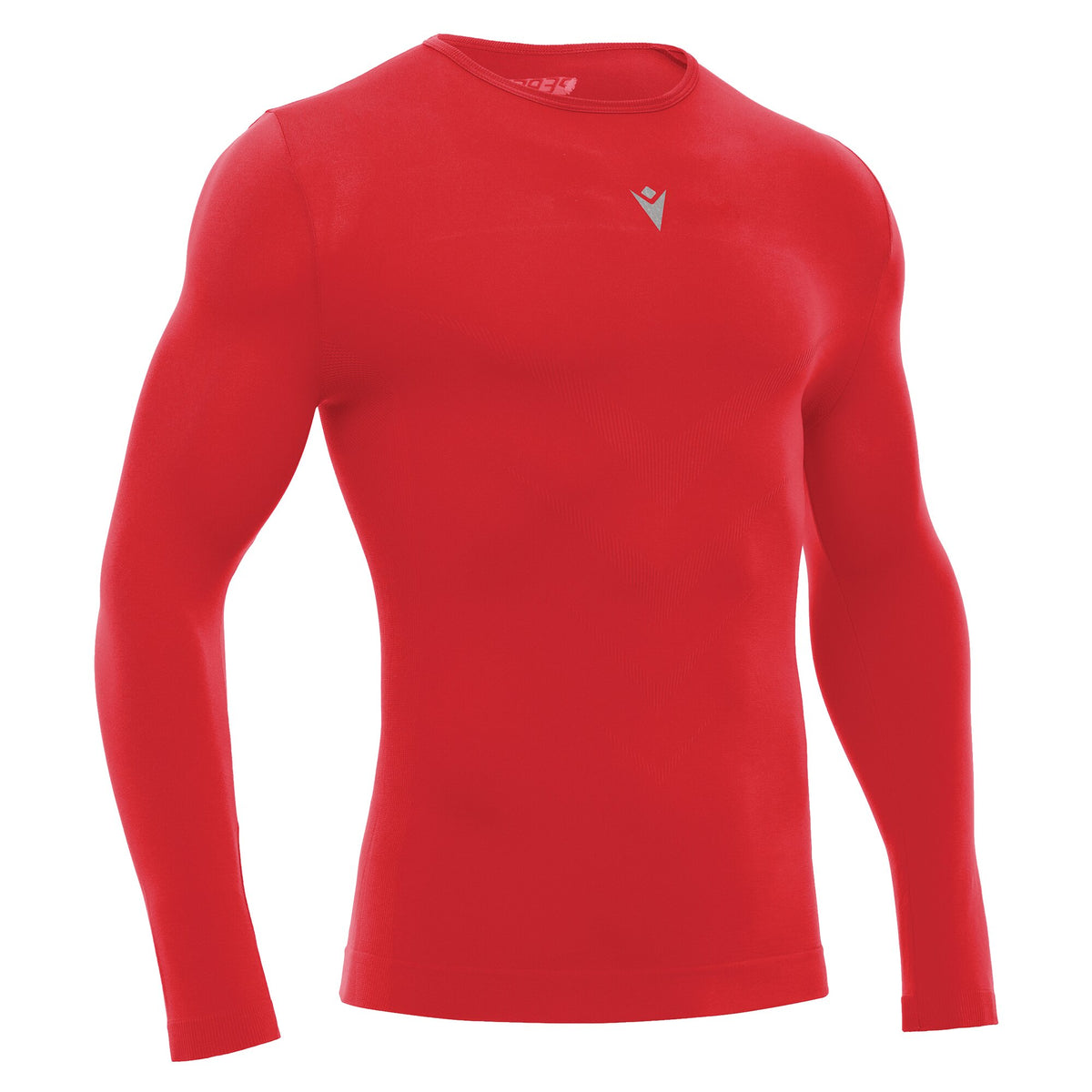 Macron Performance Long Sleeve Base Layer Top - Red