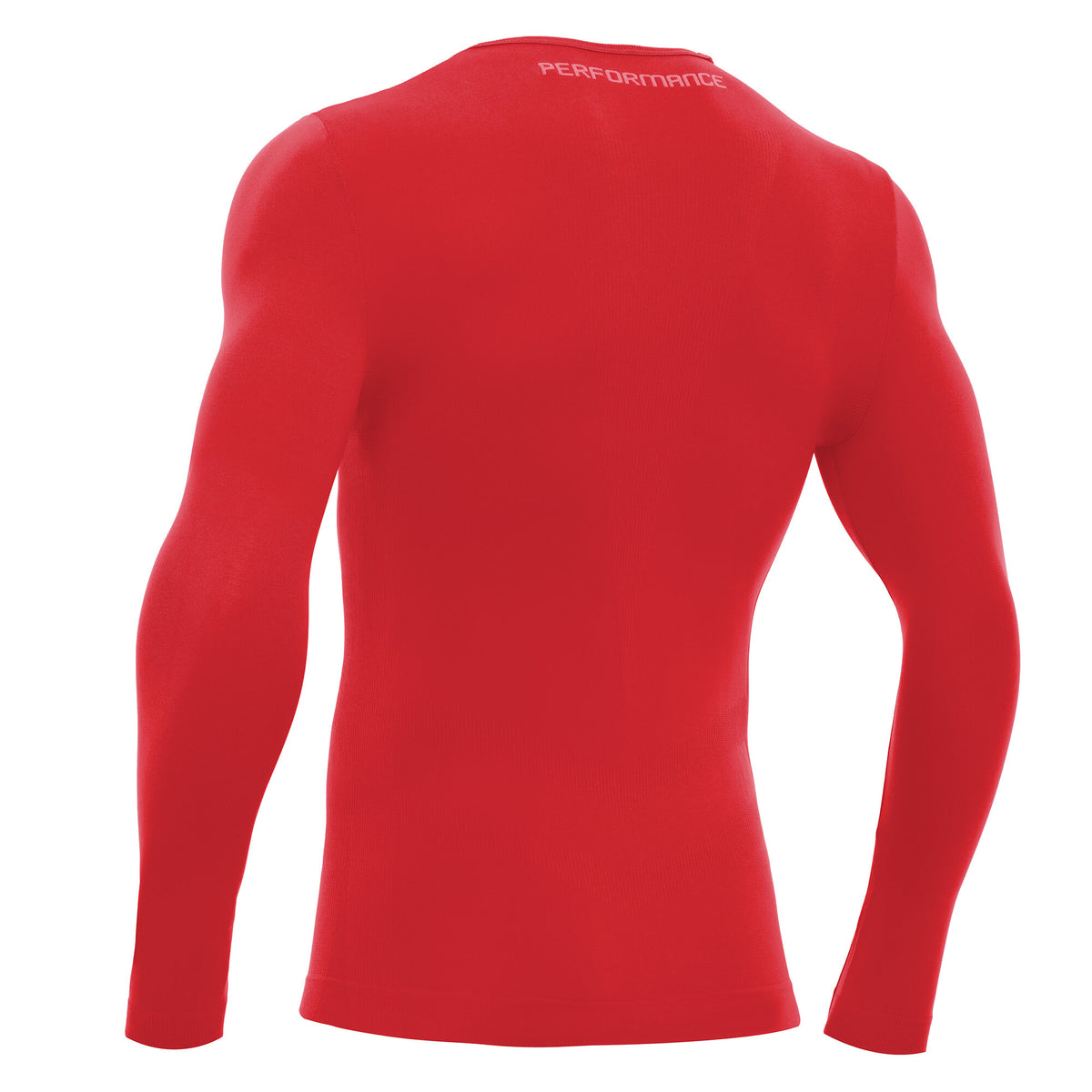 Macron Performance Long Sleeve Base Layer Top - Red