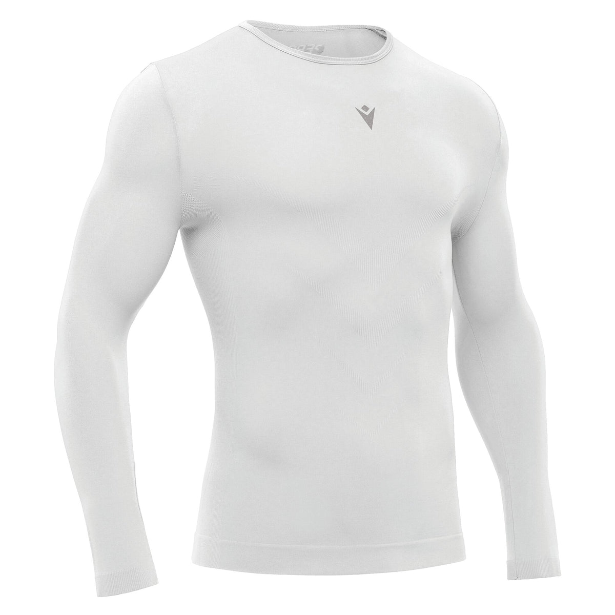 Macron Performance Long Sleeve Base Layer Top - White