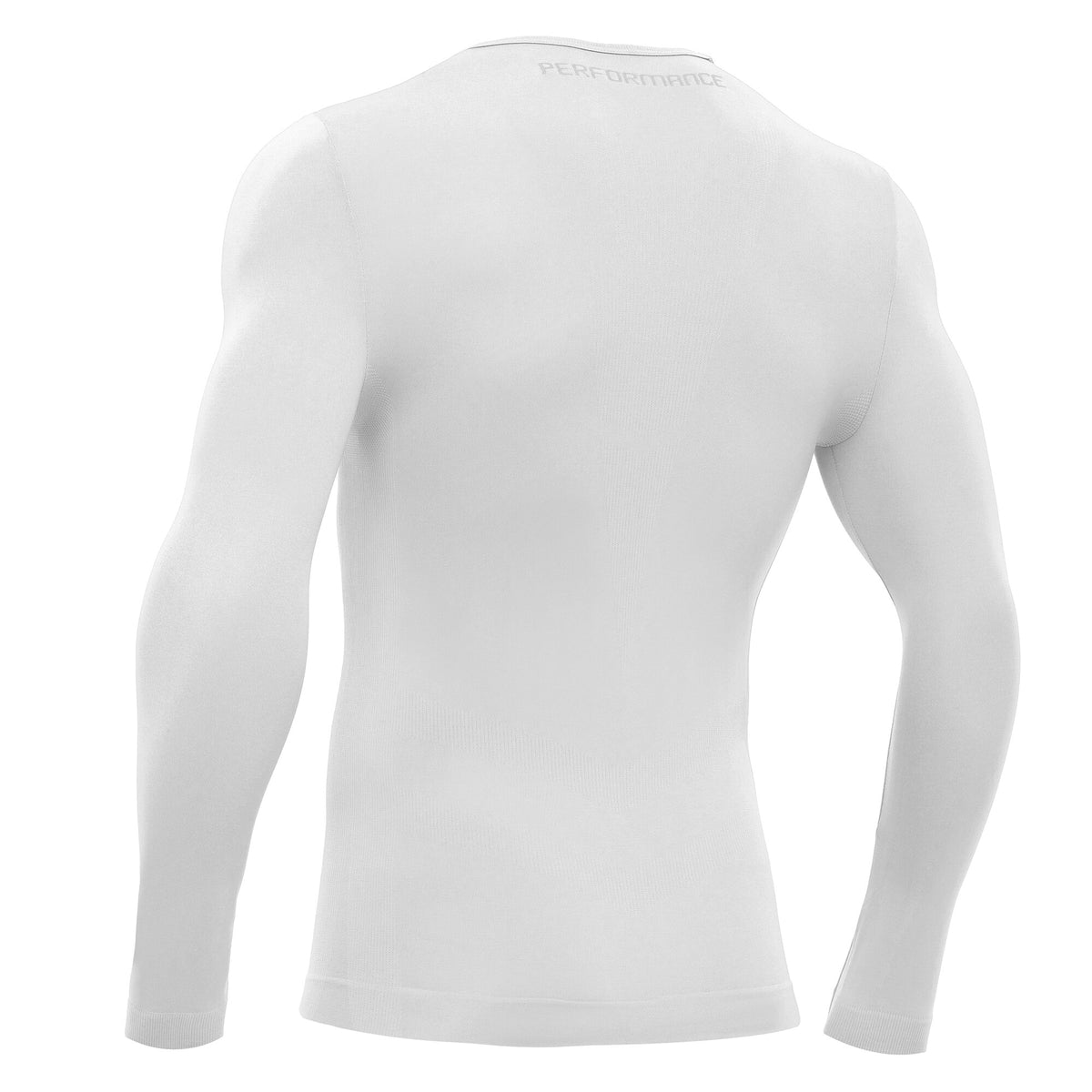 Macron Performance Long Sleeve Base Layer Top - White