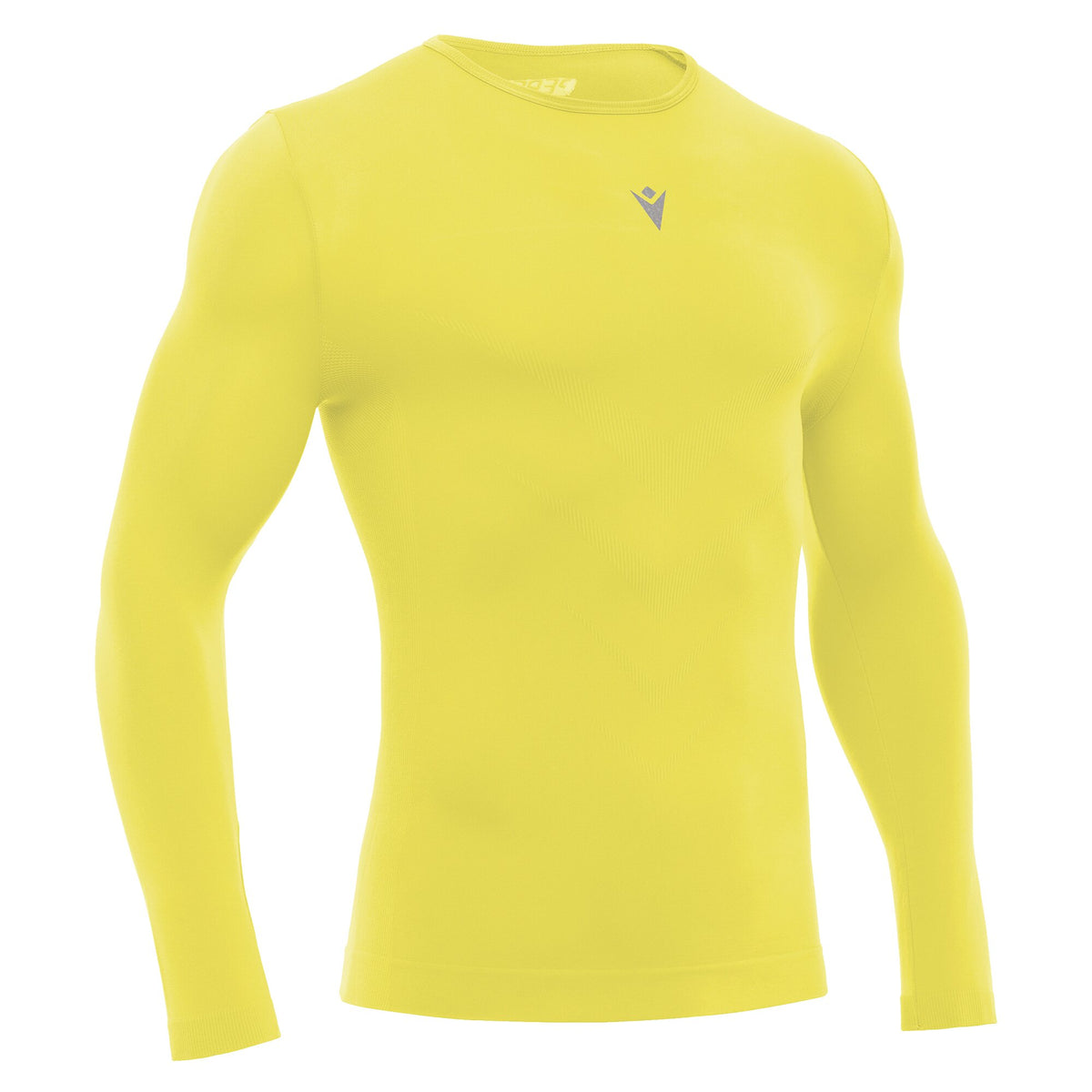 Macron Performance Long Sleeve Base Layer Top - Yellow